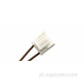 Chicote de fios servo VH3.96 frisado de extremidade única marrom